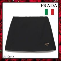 直営店●PRADA●トリコチンミニスカート