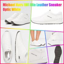 ★Michael Kors★(W)Alie Leather Sneaker★Optic White