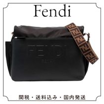 国内発送関税込み FENDI ロゴマザーズバック