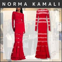 送料関税込）★NORMA KAMALI スプライスガウン