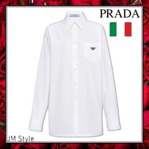 直営店●PRADA●ポプリンシャツ