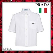 直営店●PRADA●ポプリンシャツ