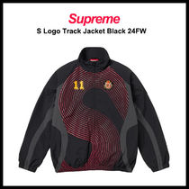 【SUPREME】S LOGO TRACK JACKET BLACK 24FW