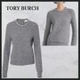 Tory Burch ニット・セーター ★関税込★ TORY BURCH チェーンネック ワッフルニット トップス