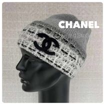 【あったか可愛い♥】CHANEL CCロゴ ニット帽 ビーニー