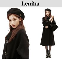 【LENINA】 CAEL Handmade Wool Buckle Long Coat さなコート