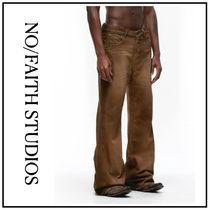 【NO/FAITH STUDIOS】ITALY RUSTED EARTH BOOT CUT