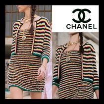 お洒落なマルチカラーボーダー♪＊CHANEL＊ワンピース