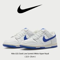 【Nike】 (GS) Dunk Low Summit White Hyper Royal