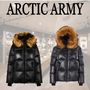 ARCTIC ARMY ダウンジャケット・コート ARCTIC ARMY フェイクファー パファージャケット