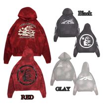 HELLSTAR SPORTS TIE DYE SKULL HOODIE