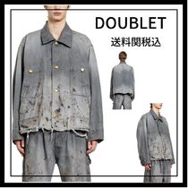 DOUBLET カットオフデニムカバーオールジャケット