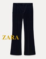 ☆ドイツ発*ZARA*新作*ベルベットパンツ/BLUE☆