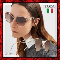 直営店★PRADA★プラダの三角ロゴ入りサングラス