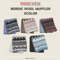 【MARCHEN】ノルディックマフラー ★Nordic wool muffler★ 5色