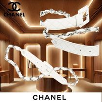 《25C★》CHANEL チェーンベルト レザー