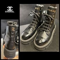 コーデの主役級☆【 CHANEL 】シャネル レースアップブーツ