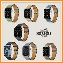 HERMES◇アームバンド アップルウォッチ シンプルツアー 45mm