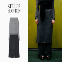Atelier Edition : 24FW / Knit Skirt Wrap Pants (2colors)