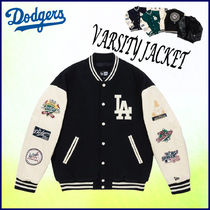 スタジアムジャケット★ニューエラ★PATCH VARSITY LA DODGERS