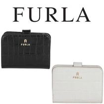 【FURLA】FURLA CAMELIA S COMPACT WALLET 財布 二折り ロゴ付き