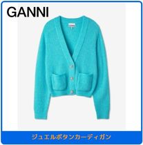 【GANNI】 ジュエルボタンカーディガン