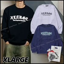 XLARGE フロントロゴ クルーネックスウェット ストリートの定番