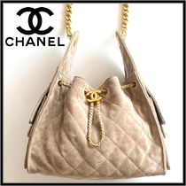 お洒落なデザイン♪【CHANEL】ホーボーバッグ