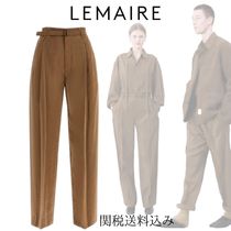 【LEMAIRE】BELTED RELAXED PANTS【関税送料込】