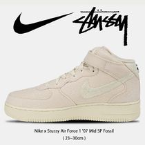 【Nike x Stussy】 正規品★ Air Force 1 '07 Mid SP Fossil