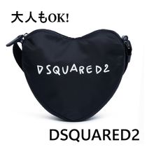 大人もOK! DSQUARED2　KIDS ロゴ　ハート型ショルダーバッグ