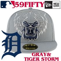 【海外限定】NEW ERA 59FIFTY MLB Detroit Tigers Gray Storm