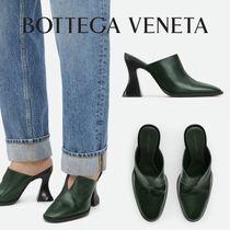 新作【Bottega Veneta】チャチャ レザー ミュールパンプス