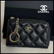 リングチャーム♪【 CHANEL 】ジップ コインケース キーリング