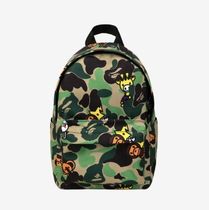 A BATHING APE BAPE ABC Milo All Friends Mini Backpack Green