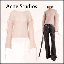 【Acne Studios】クロップドオープンニットセーター