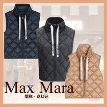 ☆【MaxMara】[トレジック] キルティング  ショート ジレ