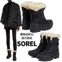 【SOREL】トリノ レースアップ ボア スノーブーツ 関送込