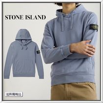 STONE ISLAND ロゴ アップリケ コットン パーカー 人気