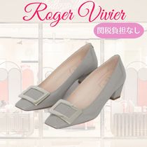 VIP【Roger Vivier】Belle Vivier パテントレザー パンプス Gray