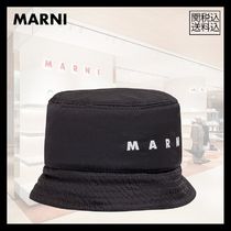 【関税込】 MARNI マルニ ロゴ入 ツイル製 バケットハット