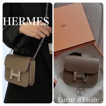 在庫限り！【エトゥープ】HERMES コンスタンス スリム バッグ