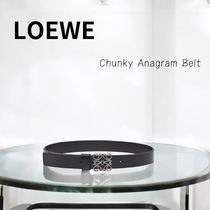 幅広いコーデに合う☆ LOEWE "Anagram" チャンキー ベルト