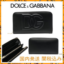 【Dolce＆Gabbana】DGロゴ ジップアラウンド長財布 送料/関税込