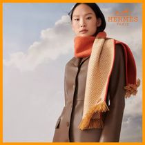 国内発送【上品でお洒落】HERMES マフラー ティサージュEquestre