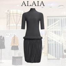 VIP価格【ALAIA】ジャージー製 ショートドレス