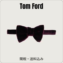 Tom Ford【ベルベットボウタイ☆オーベルジーヌ】関税送料込