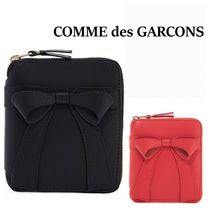 COMME des GARCONS ビッグ リボン ２つ折り　ジップ ウォレット