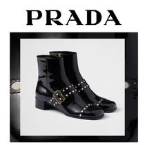 冬のトレンド♪【PRADA】パテントレザー アンクルブーツ