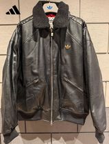 adidas originals LNY PLEATHER J フェイクレザージャケット